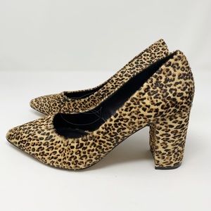 Express Leopard Print Heels